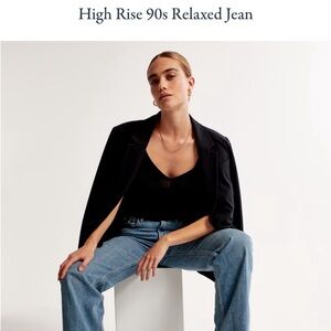 Abercrombie jeans 90’s relaxed high rise